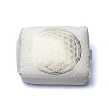 Coussin de méditation /Bolster de yoga fleur de vie coton biologique (OCS) -- 38x28x13cm ； ±2780g