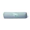 Bolster rond lotus vert sauge coton biologique (OCS) -- 60x16 cm ； 2300g