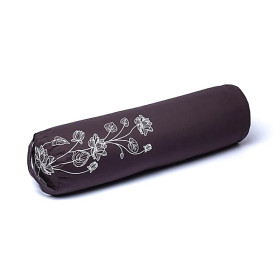 Bolster plante lotus anthracite coton biologique (OCS) -- 60x16 cm ； 2300g