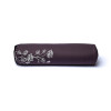 Bolster plante lotus anthracite coton biologique (OCS) -- 60x16 cm ； 2300g