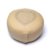 Coussin de méditation coeur beige coton biologique (OCS) -- 33x13 cm ； 2100g