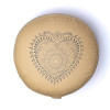 Coussin de méditation coeur beige coton biologique (OCS) -- 33x13 cm ； 2100g