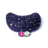 Coussin de méditation croissant ciel étoilé bleu marine coton biologique (OCS) -- 37x17x13 cm； 1008g