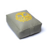 Coussin de méditation /Bolster Yoga arbre de vie rectangulaire coton bio ( OCS ) -- 38x28x13 cm