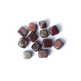 Pierre de rivière Narmada pierres polies qualité A -- ±1,5-3,5 cm ； ±300g