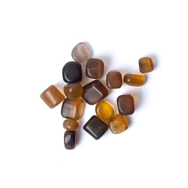 Fluorite pierres polies qualité A -- ±1,5-3,5cm ； ±250g