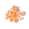 Sélénite orange (Espar de sélénite et de satin) pierres polies -- ±1,5-3,5cm ； ±300g