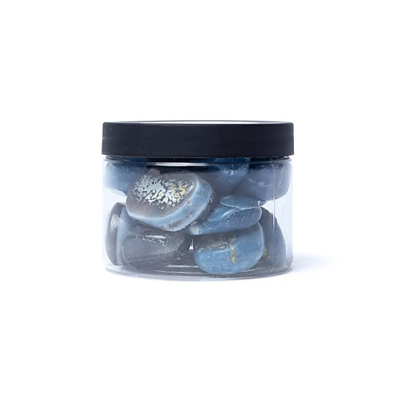 Opale bleue pierres polies qualité A -- ±1,5-3,5cm ； ±250g