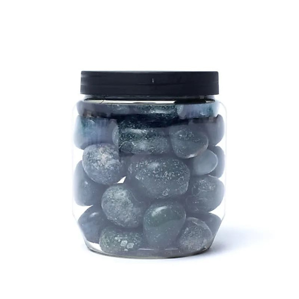 Agate mousse pierres polies qualité A -- ±1,5-3,5cm ； ±500g