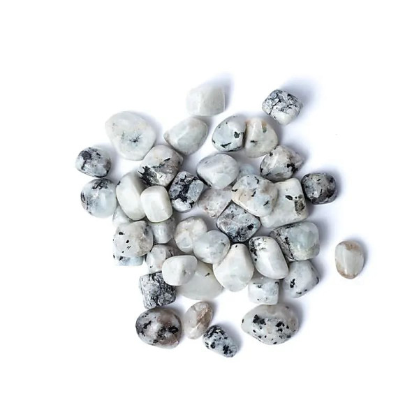 Pierre de lune arc-en-ciel pierres polies qualité A -- ±1,5-3,5cm ； ±500g