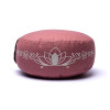 Coussin de méditation rose ancien lotus coton biologique (OCS) -- 33x17 cm； 2100g