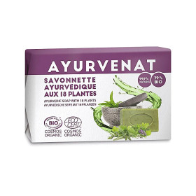 Ayurvenat Savon 18 herbes ayurvédiques BIO -- 100 g