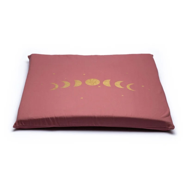 SET de méditation 2: phases luneaires coton BIO (OCS) -- 65x65x5 cm； ±5100 g