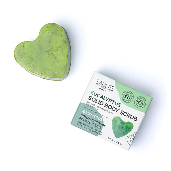 Savon exfoliant naturel eucalyptus -- 100g