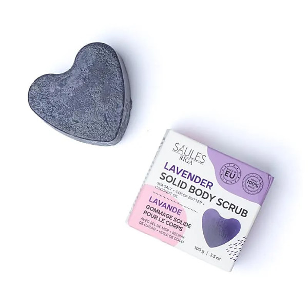 Savon exfoliant naturel lavande-- 100g
