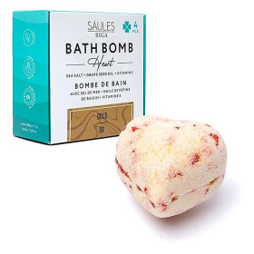 Bombe de bain coeur Gold -- 90g
