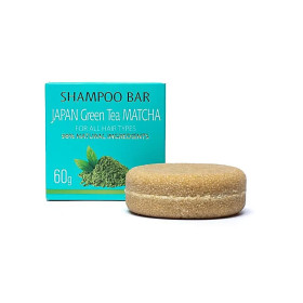 Shampoing solide naturel thé vert du Japon -- 60g