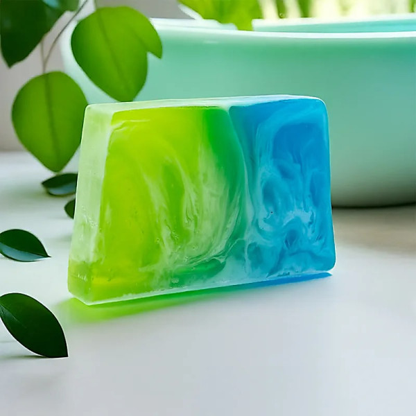 Savon artisanal naturel Fraîcheur Marine -- 80g