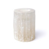 Bougeoir rond en sélénite -- ±7x10cm
