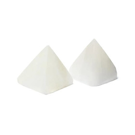 Pyramide de sélénite -- ±8cm