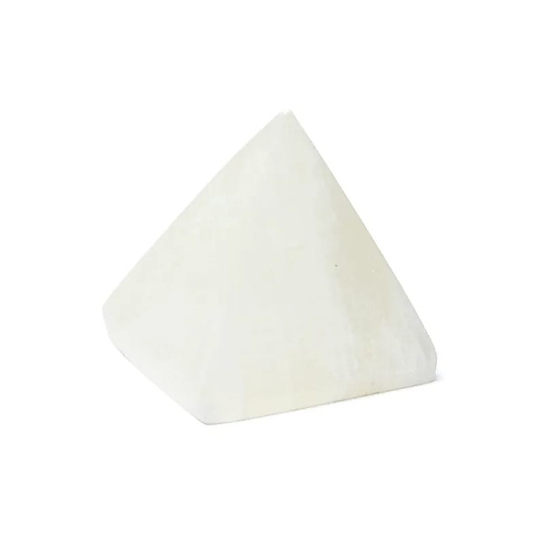 Pyramide de sélénite -- ±8cm
