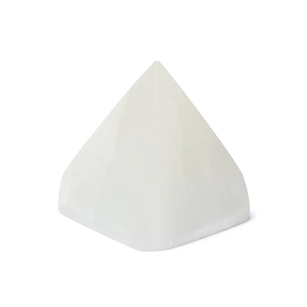 Pyramide de sélénite -- ±8cm