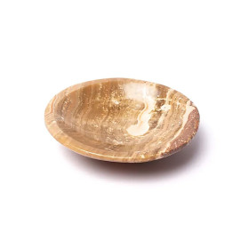 Bol en onyx marocain -- ±11cm