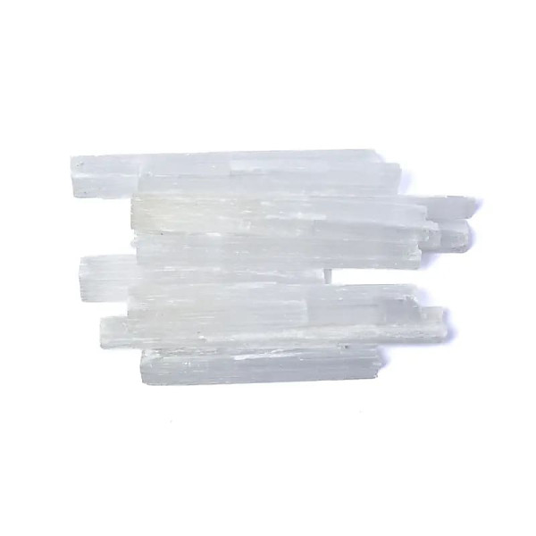 Bâtons de sélénite – ±500g； ±12-15cm
