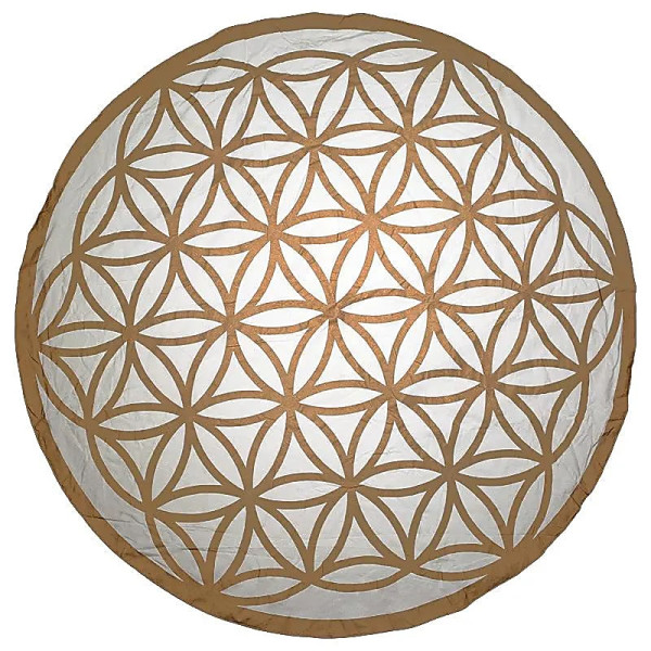 Serviette de plage Fleur de Vie -- 550-650 g； 150 cm