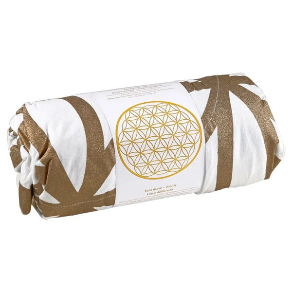Serviette de plage Fleur de Vie -- 550-650 g； 150 cm