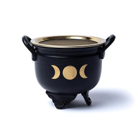 Chaudron Phases lunaires avec tamis -- 252g； 9,5x10,5cm