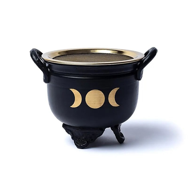 Chaudron Phases lunaires avec tamis -- 252g； 9,5x10,5cm