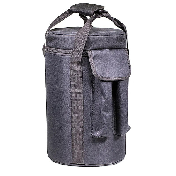 Bol chantant cristal transparent manche DO＃ +housse -- 20 cm