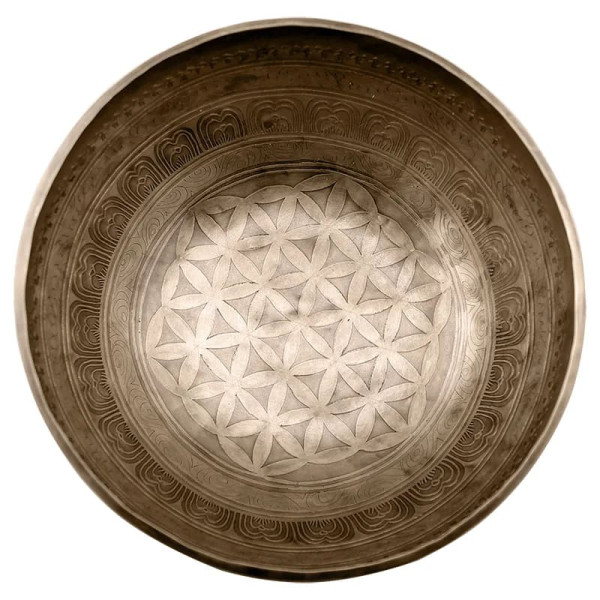 Bol chantant Fleur de Vie -- 2850-3100 g； 32 cm