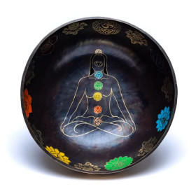 Bol chantant 7 Chakra coloré -- 5200-5800 g； ±38 cm