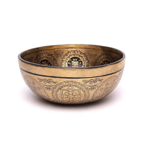 Bol chantant gravé au laser Tara Verte -- ±1400-1600 g ； ±22-24 cm