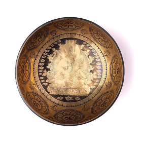 Bol chantant gravé au laser Shiva -- ±1400-1600 g ； ±22-24 cm