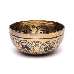 Bol chantant gravé au laser Lakshmi -- ±1400-1600 g ； ±22-24 cm