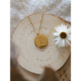Collier Signe astrologique Gémeaux