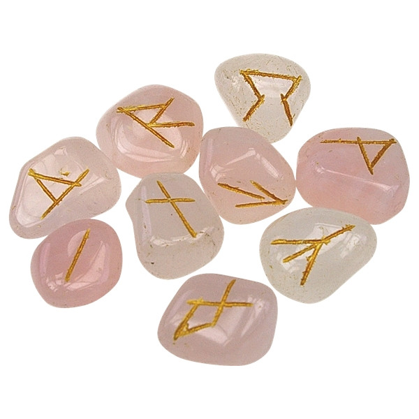 Runes en Quartz Rose