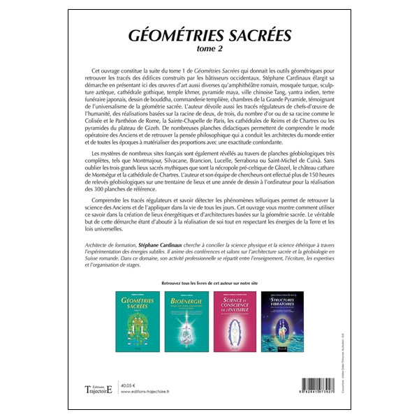 Géométries sacrées Tome 2