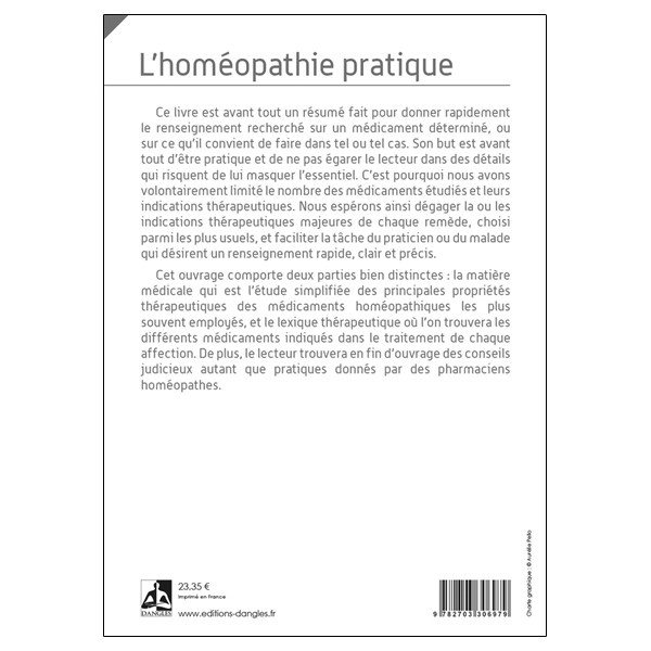 L'homéopathie pratique