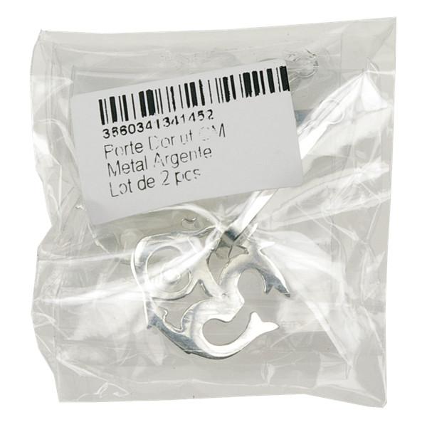 Porte-Donut métal argenté - Om