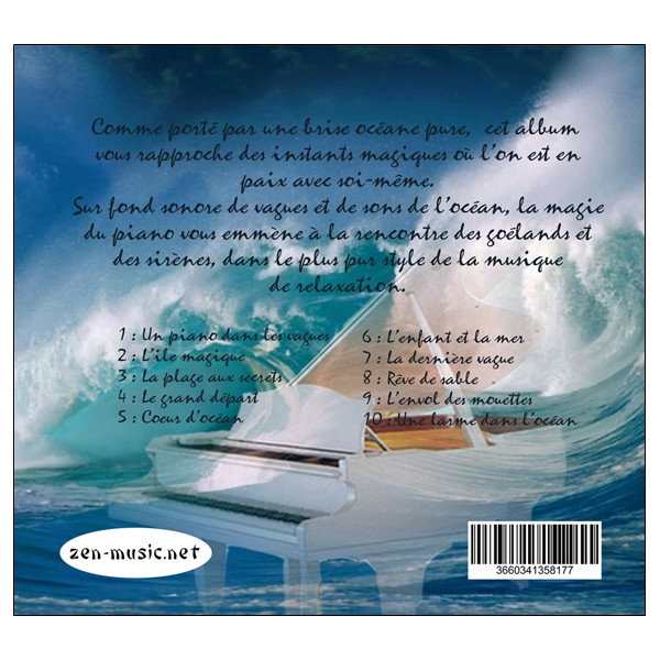 Un piano dans les vagues