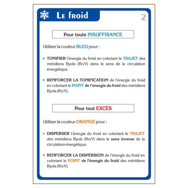 Méthode d'apprentissage du rééquilibrage énergétique par les méridiens Byols