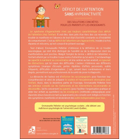Déficit de l'attention sans hyperactivité - Des solutions concrètes pour les parents et les enseignants