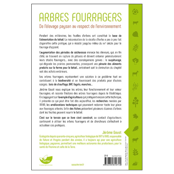 Arbres fourragers - De l'élevage paysan au respect de l'environnement
