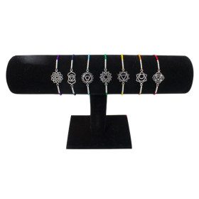 Bracelet cordon ajustable en coton - Chakra Muladhara