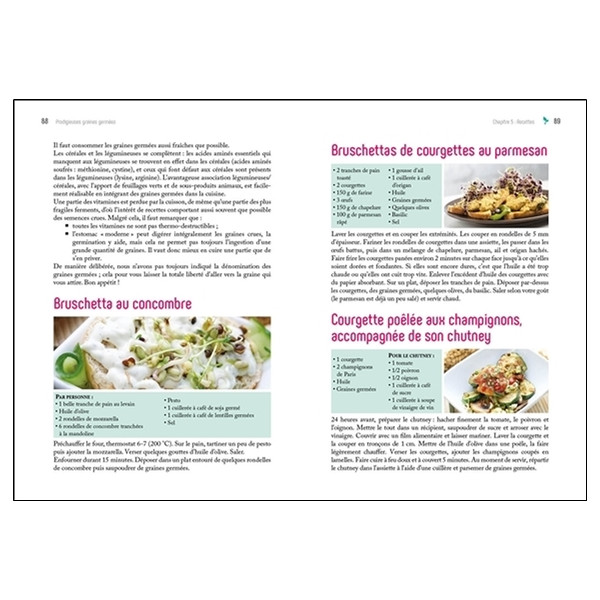 Prodigieuses graines germées - Découvrir leurs bienfaits pour la santé