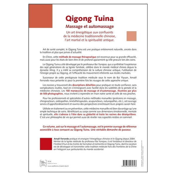 Qigong Tuina Tome 1 - Massage et automassage
